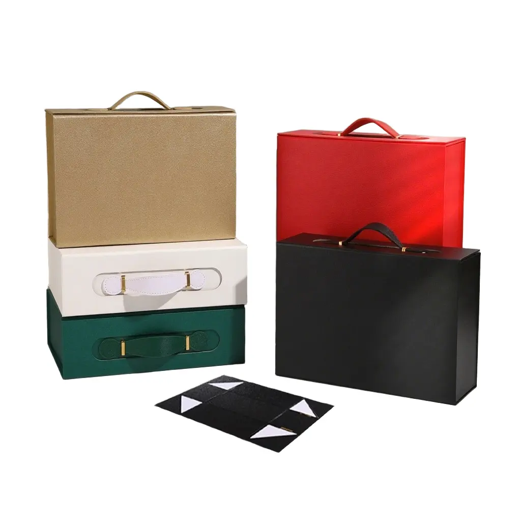 One-piece portable folding paper box-spot wholesale