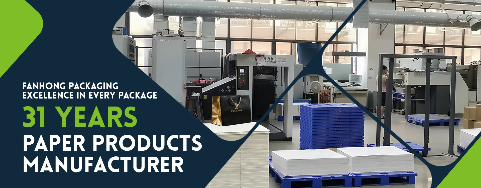 Premium custom paper bags by Fanhong with designed for high-end brands