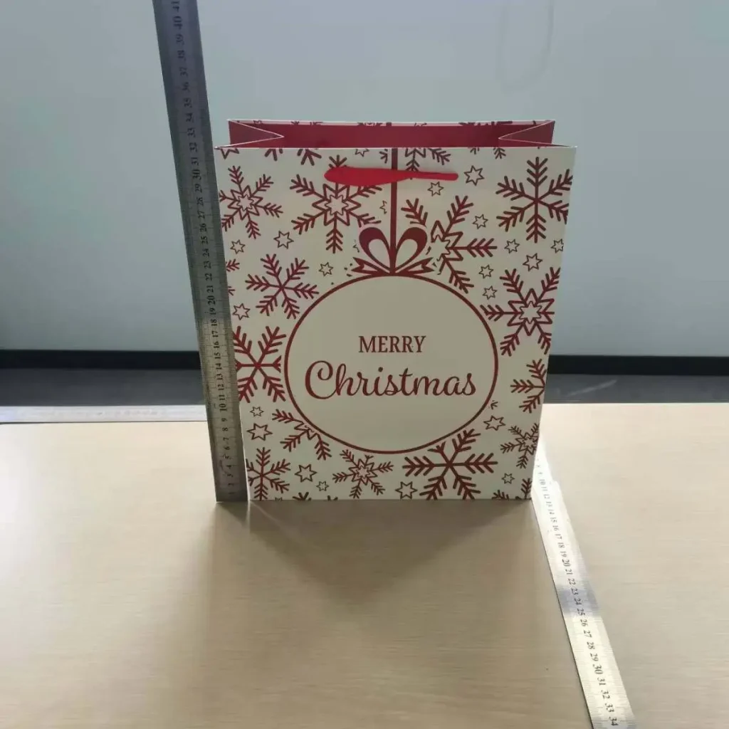 Wholesale of new FH-23010-L model gift bags, Christmas and holiday handbags and paper bags in stock