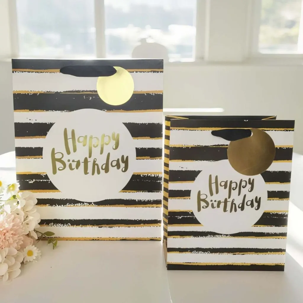 Wholesale of new FH-23027 model gift bags for birthday presents to friends, hand-held bags, packaging bags and paper bags
