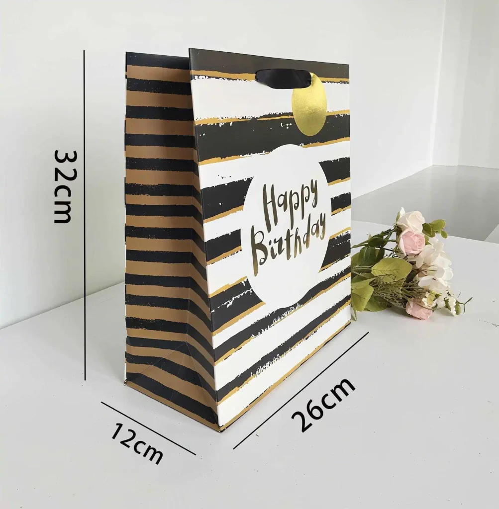 Wholesale of new FH-23027 model gift bags for birthday presents to friends, hand-held bags, packaging bags and paper bags