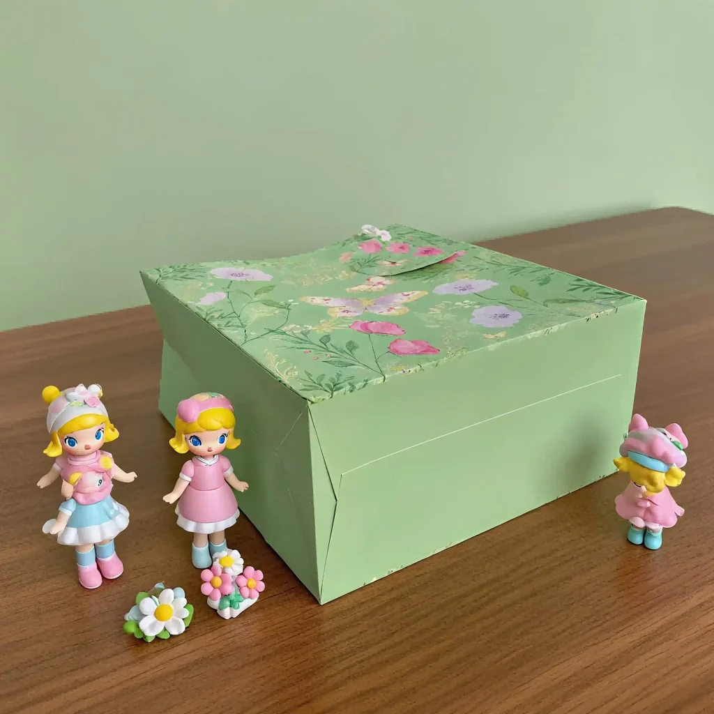 Customized wholesale of FH-B0018-M Butterfly style high appearance level green fresh and clean birthday gift bag paper bag and handbag