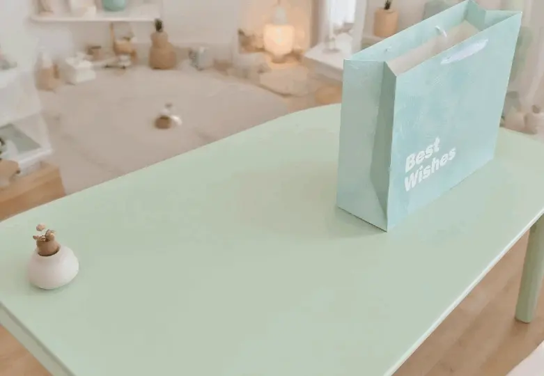 FH-22019-L Cross-border spot wholesale simple cardstock gift bag with good wishes