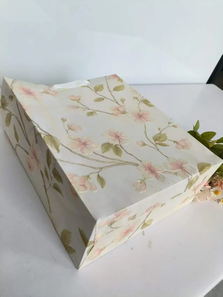 JT-81 series Cross-border customized wholesale ins style romantic atmosphere Gentle flower small floral gift bags