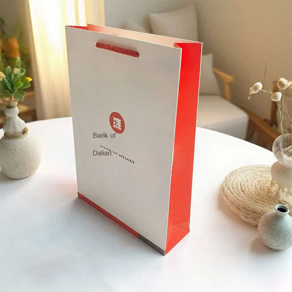 P2605 New InS-style high-end advertising paper bag, handbag bag, custom gift bag, exuding a sense of luxury