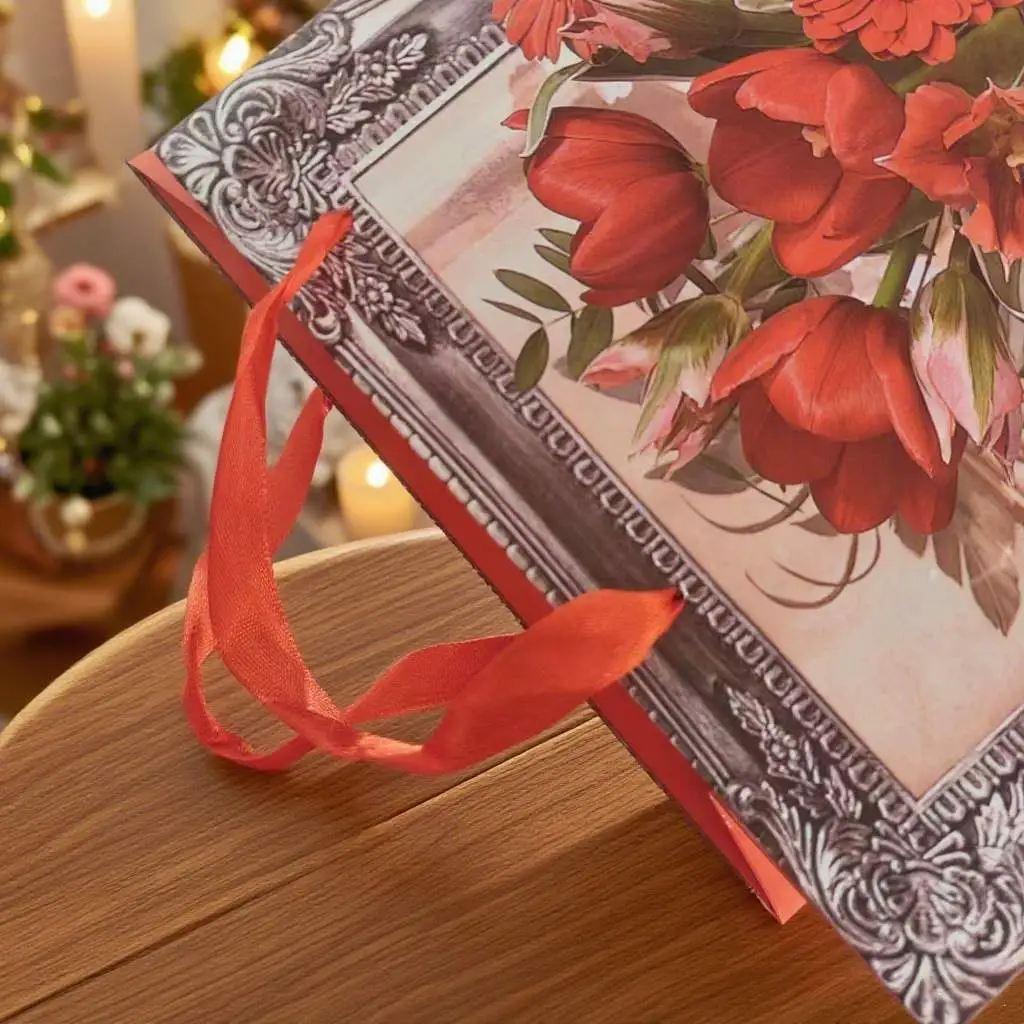 In-stock cross-border flower bouquets, handbags, Valentine's Day paper bags, gift packaging bags