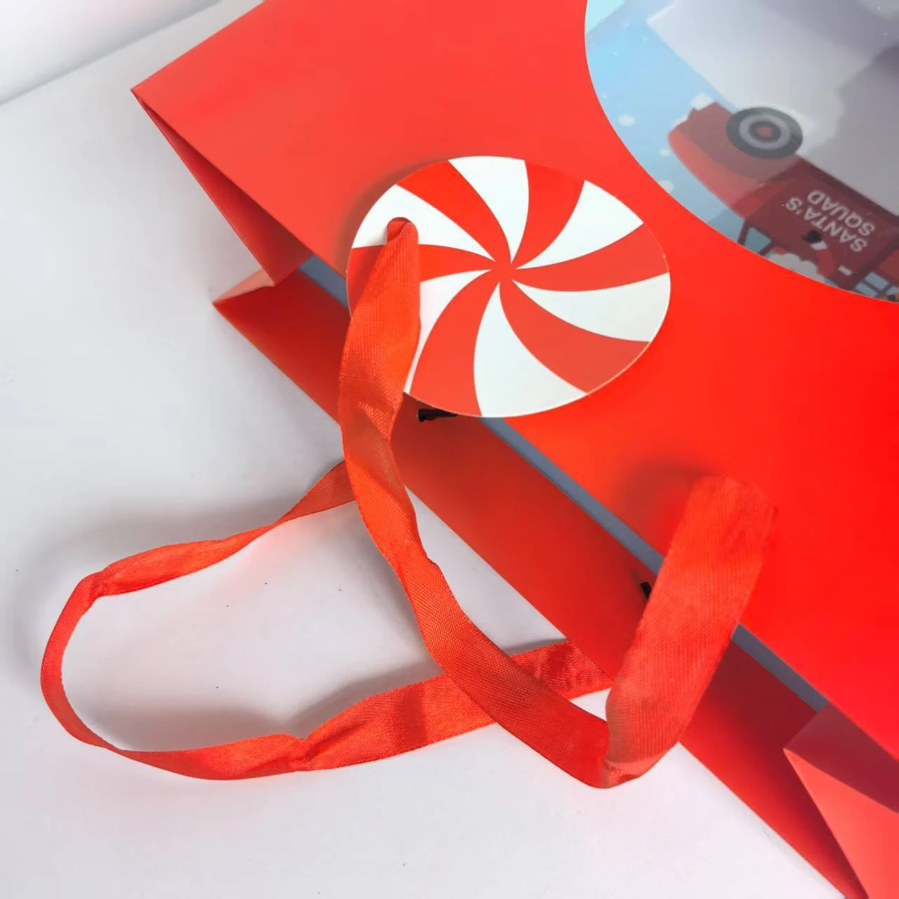 Customized wholesale of FH-24010-L model new Christmas holiday gift bags, handbags and paper bags (2)