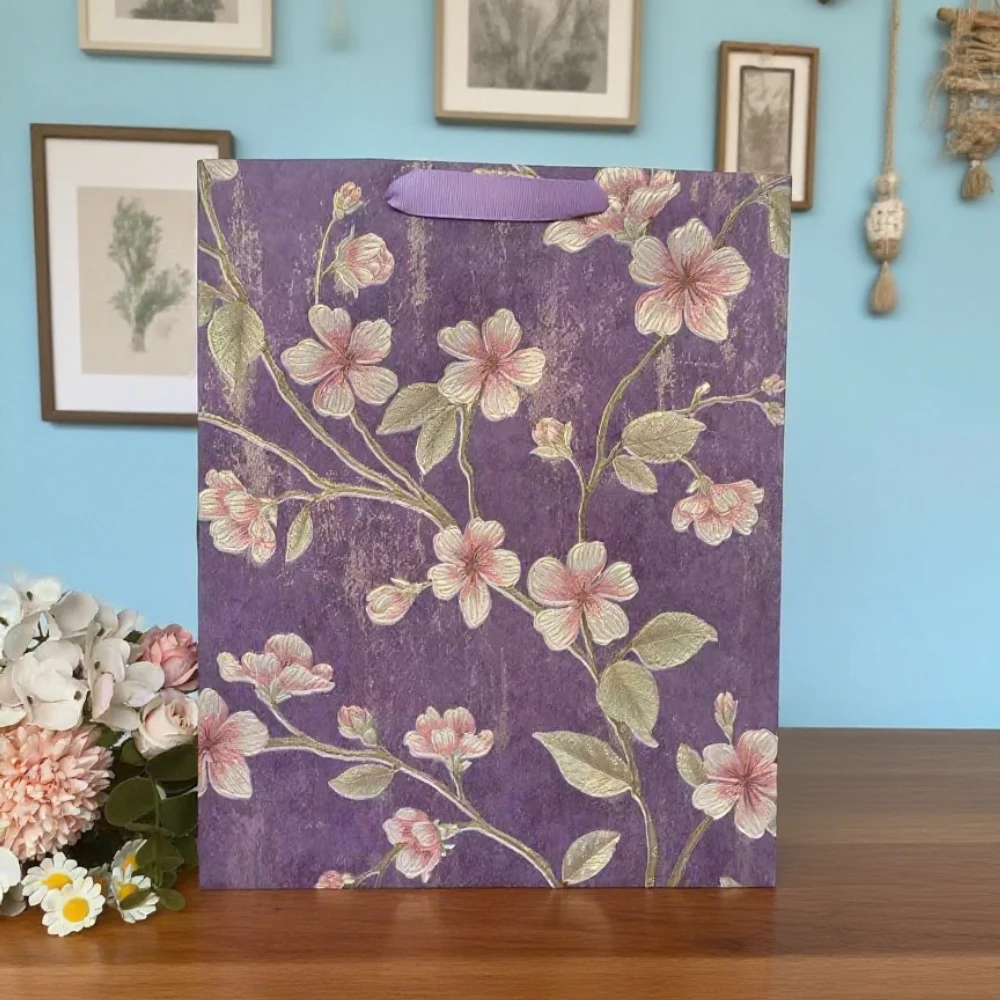JT-8107 Cross-border Customized Wholesale ins style Romantic atmosphere Gentle Flower small floral gift Bag
