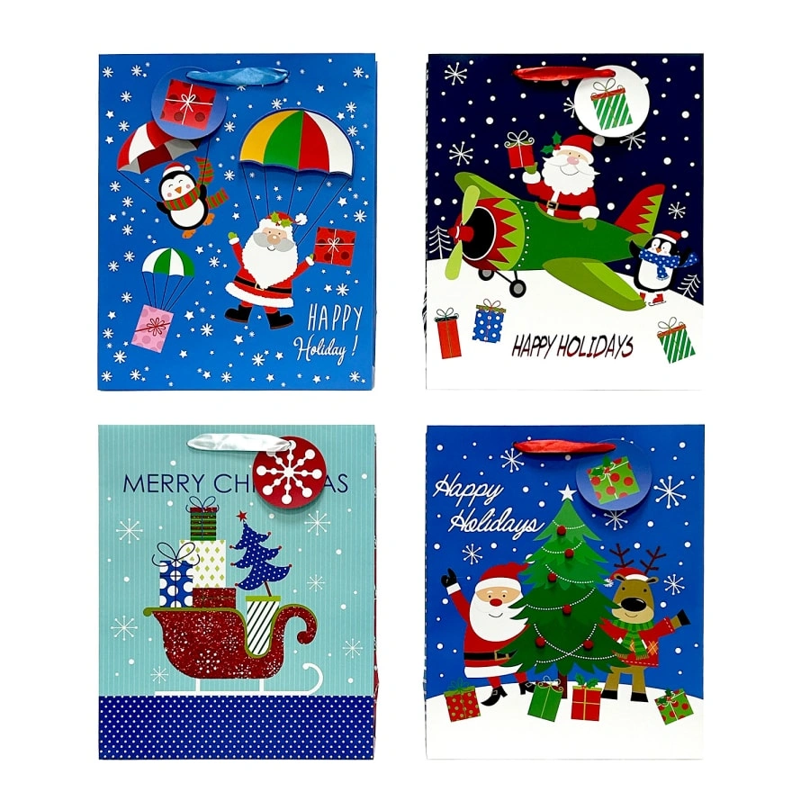 Настраиваемые подарочные пакеты с рождественской атмосферой