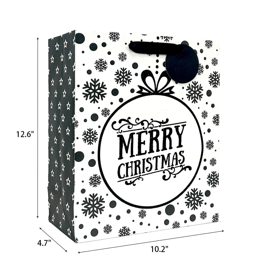 Customizable Simple Christmas Gift Paper Bags