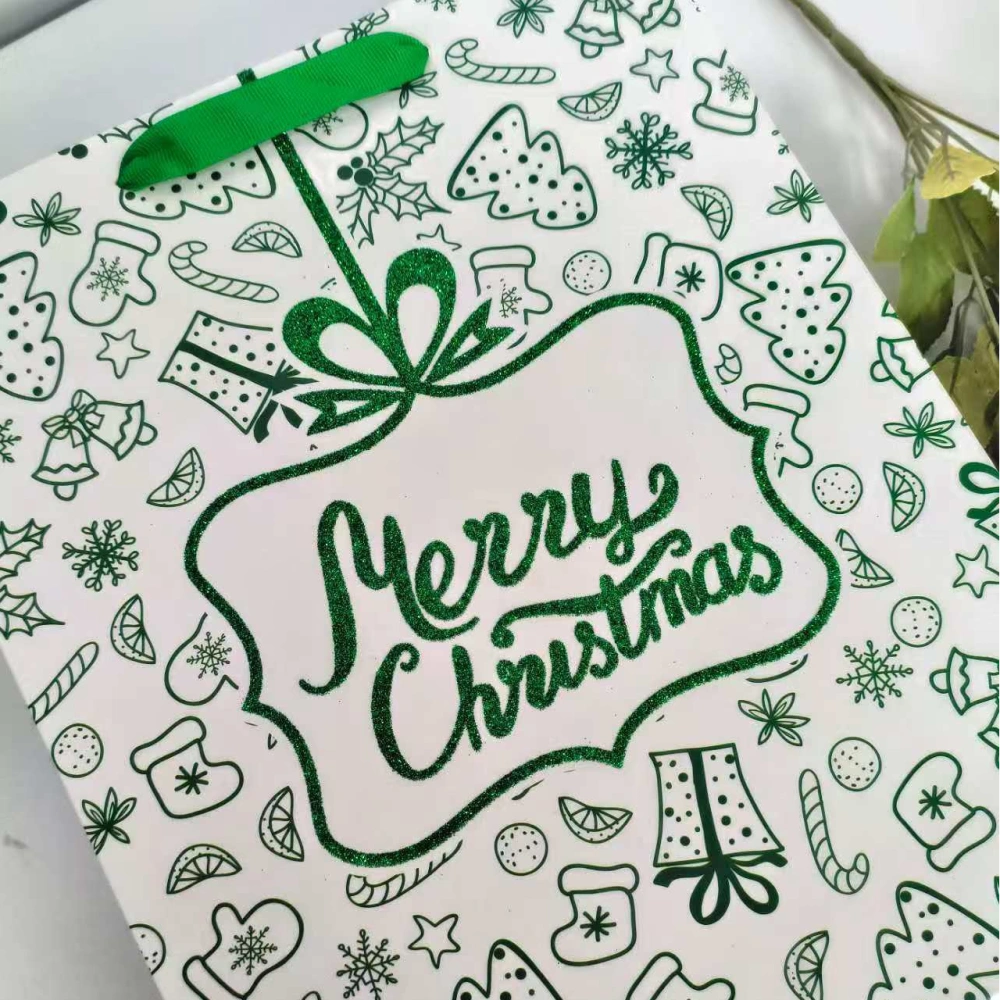 FH-23034-M Model New-Style In-Stock Gift Bag Christmas Festival Tote Bag Paper Bag for Wholesale (3)