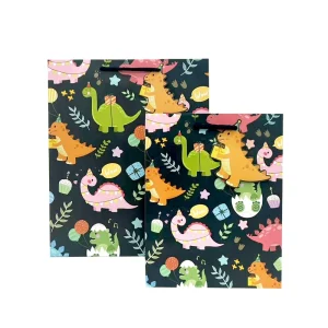 FH-240001 Новые подарочные сумки на тему динозавров для детей - Бумажные пакеты, оптовая продажа（1）