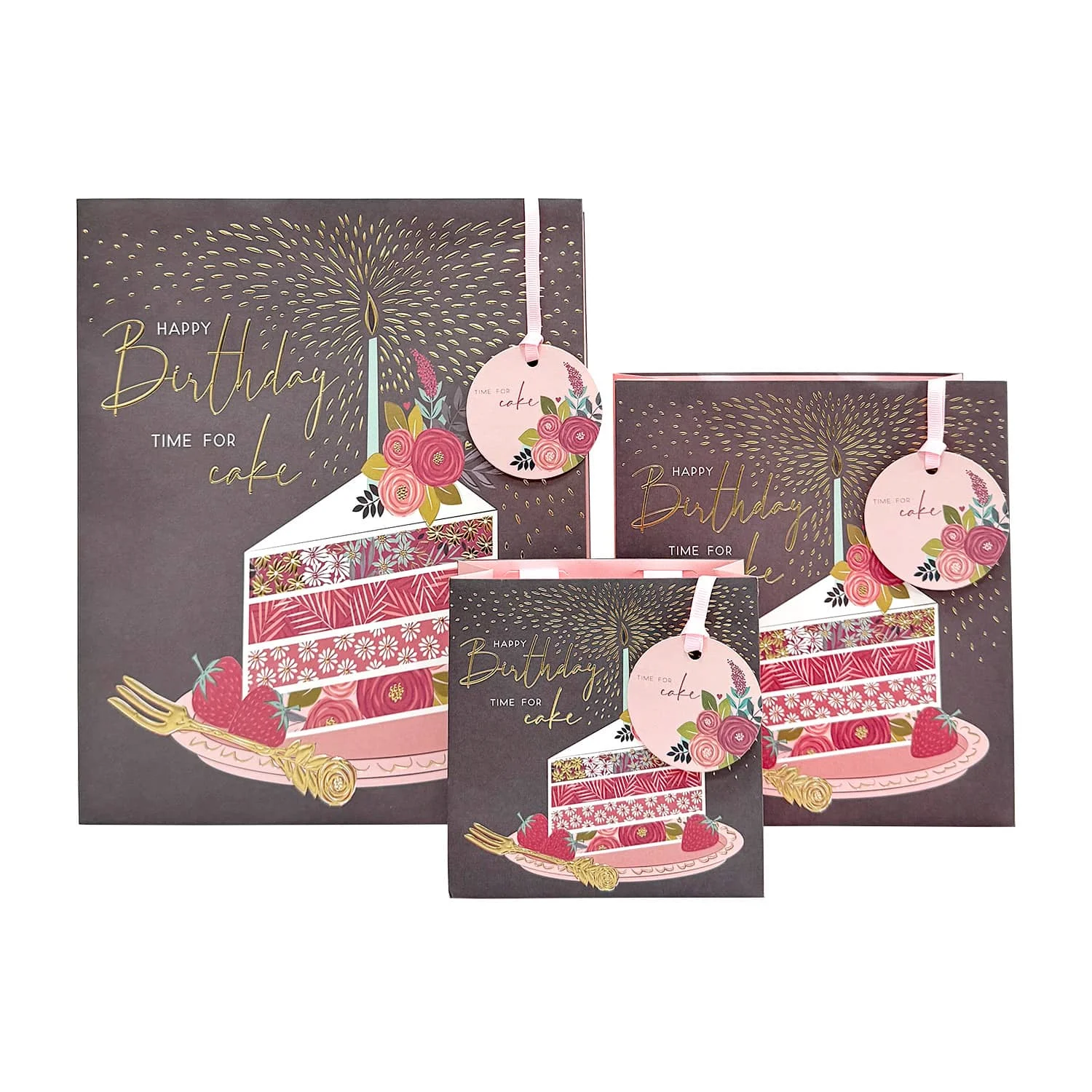 FH-B0010 Birthday Cake Themed Birthday Gift Tote Bag - Customization & Wholesale