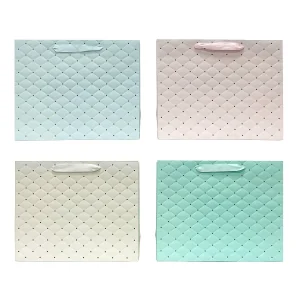 Wholesale New Gift Bags Custom Paper Bags High-end White Card Handle Bags for Wholesale