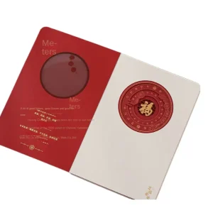 FH-WFJA001 Wanfu Jin 'an 3D Paper-cut Art Notebook high-quality paper-cut art notebook