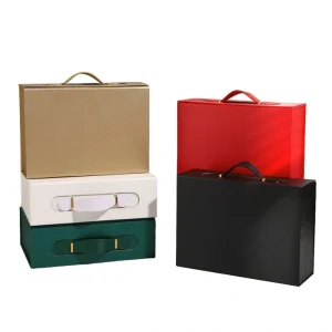 One-Piece Leather Handle Folding Box Wholesale